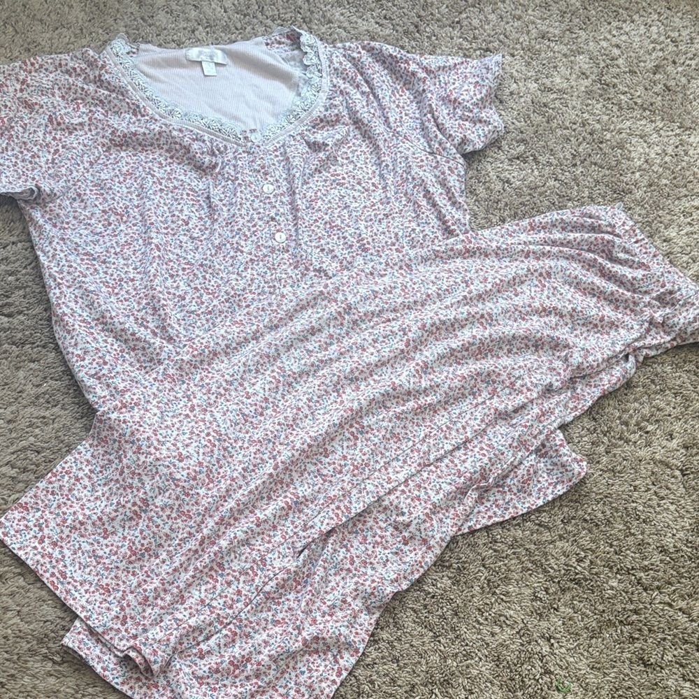 Secret Treasures Pink Floral pajama